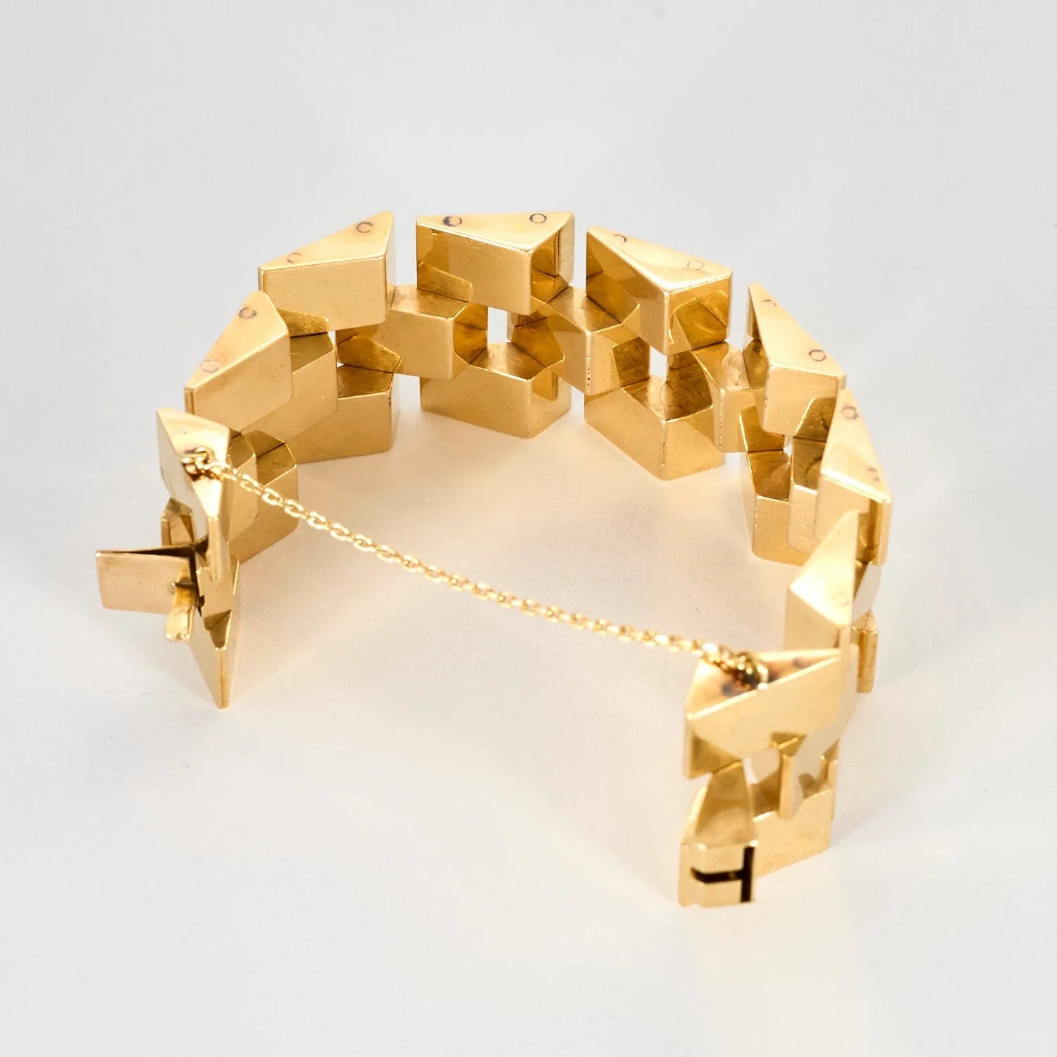 Important bracelet Tank en or jaune sold by 58 Facettes product image thumbnail 3