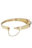 BRACELET JONC ÉMERAUDES ET DIAMANTS sold by 58 Facettes