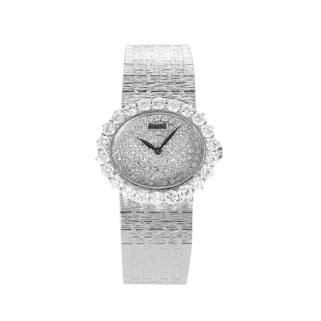 PIAGET - Montre de dame, or blanc et diamants sold by 58 Facettes