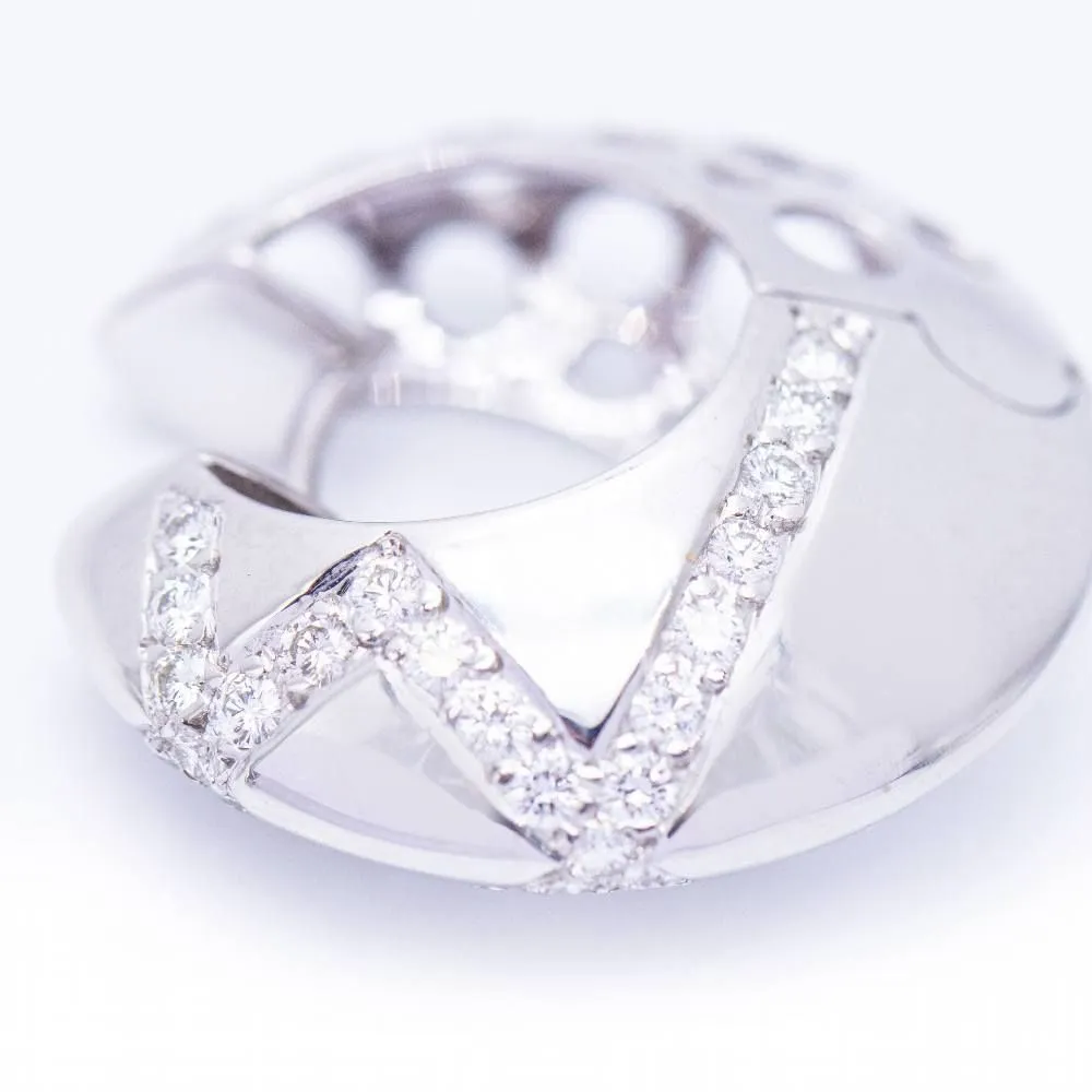 Boucles d'oreilles HARLEK en or avec diamants sold by 58 Facettes product image thumbnail 3