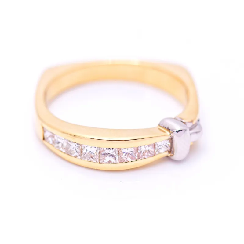 Anneau en or, Affaire de mariage Half Diamond sold by 58 Facettes