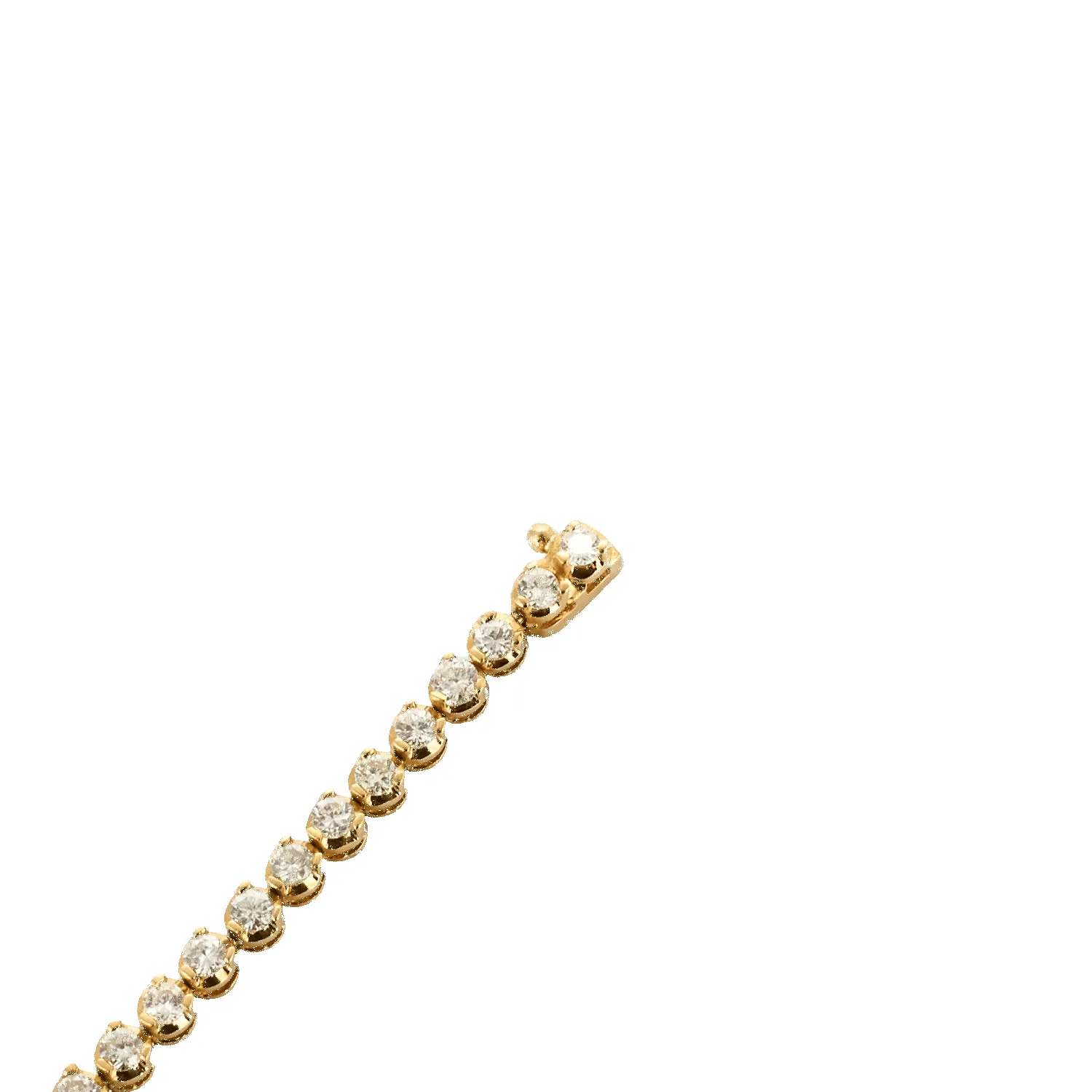 BRACELET RIVIÈRE OR JAUNE ET DIAMANTS. sold by 58 Facettes product image thumbnail 5