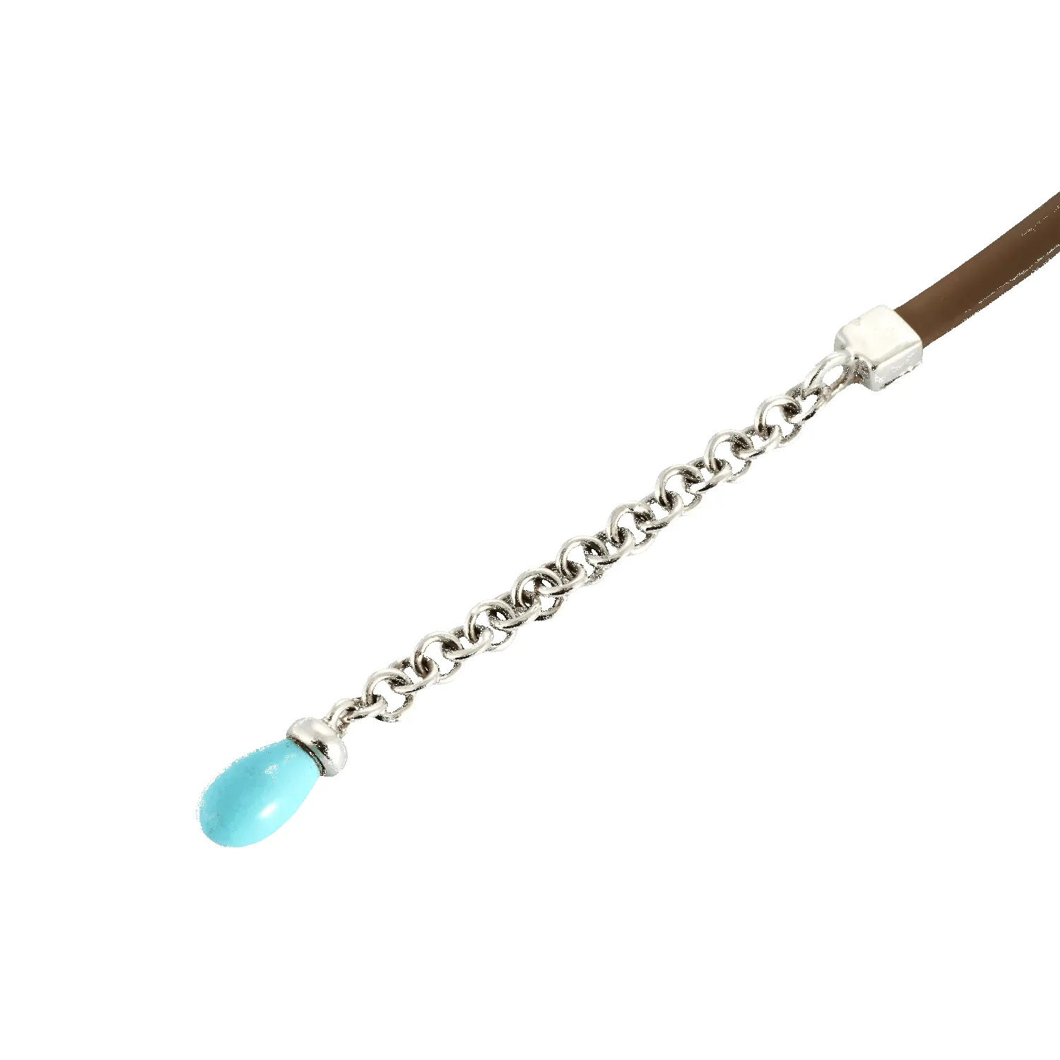 BRACELET OR BLANC, DIAMANTS ET TURQUOISE. sold by 58 Facettes product image thumbnail 5