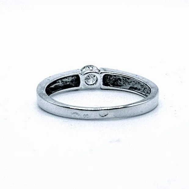 Bague Solitaire Moderne Or gris Diamant sold by 58 Facettes product image thumbnail 4