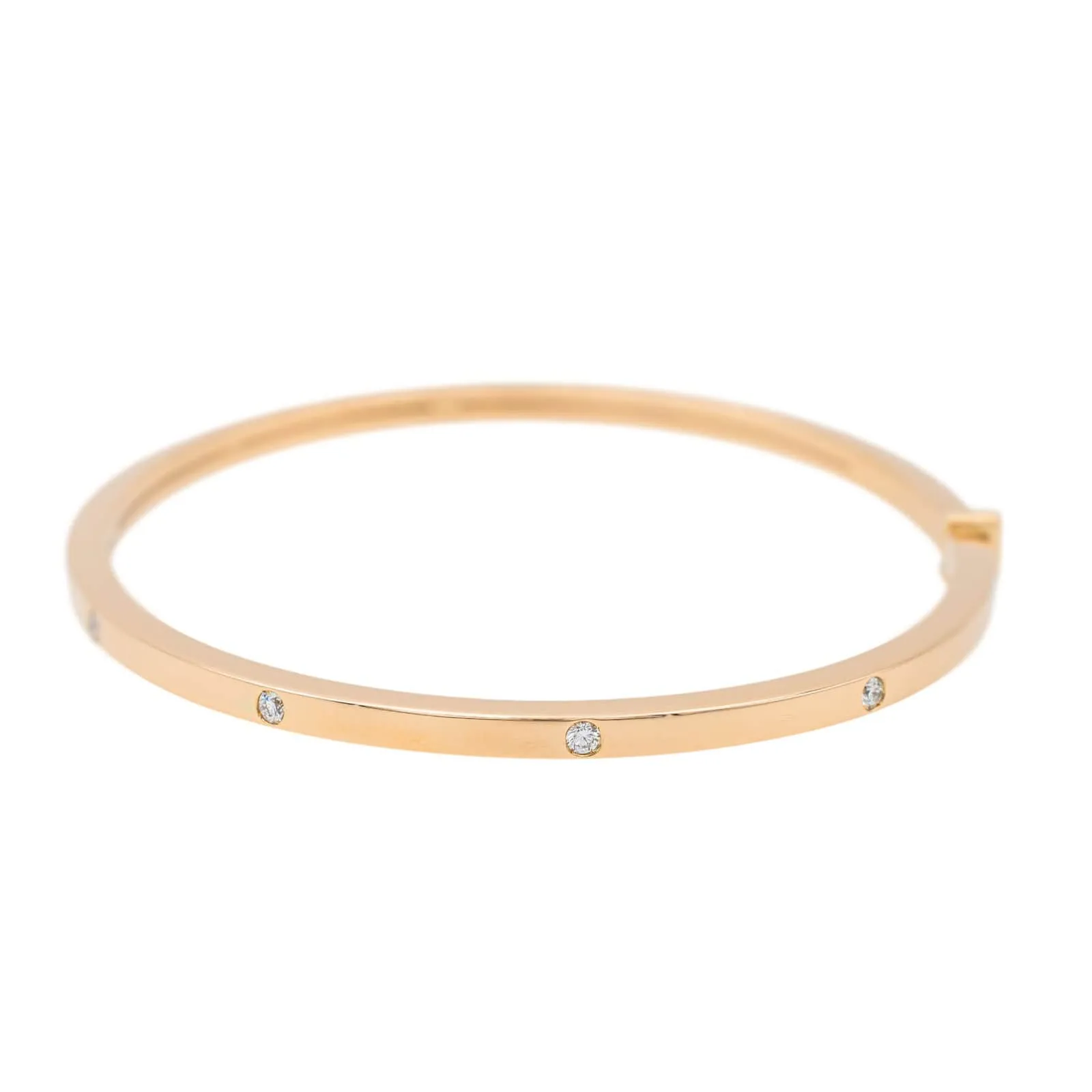 Bracelet Jonc Or rose Diamant sold by 58 Facettes product image thumbnail 3