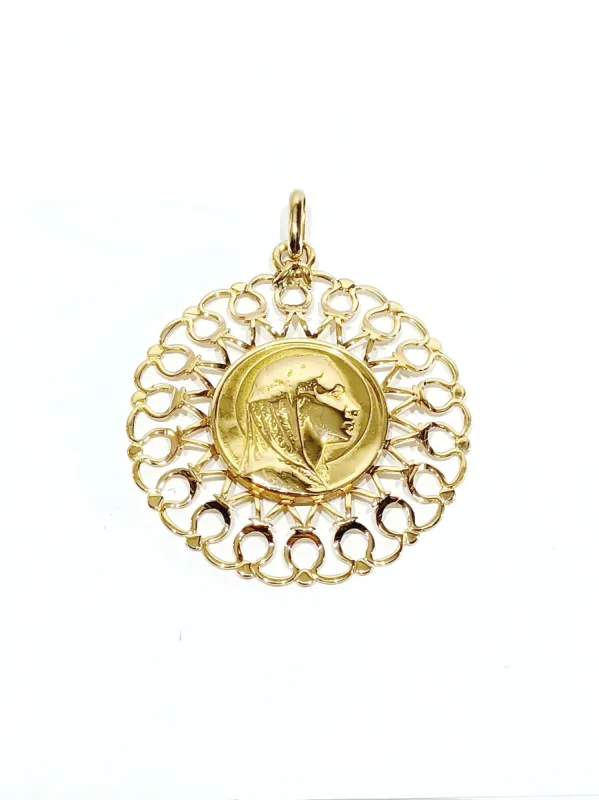 Médaille de la Vierge en or sold by 58 Facettes