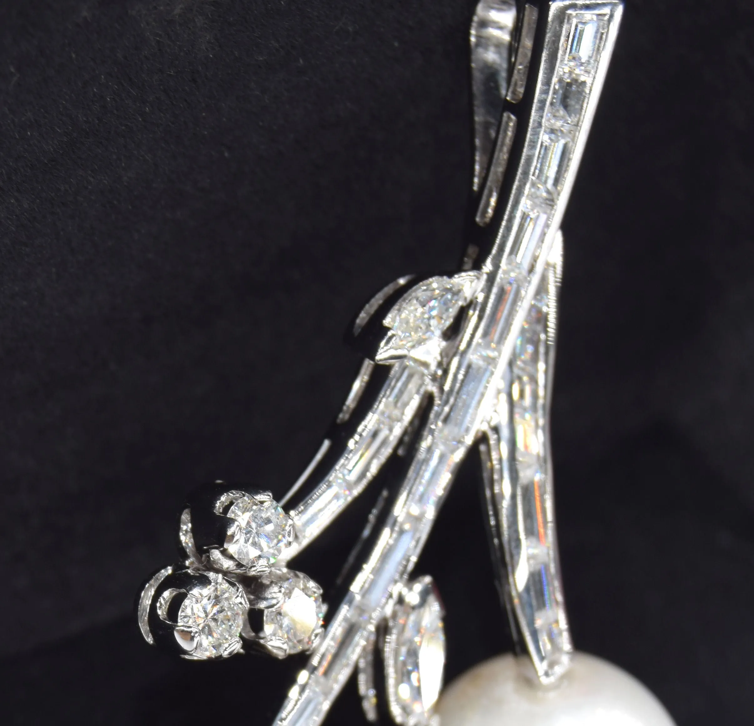 Pendentif en or blanc avec perles sold by 58 Facettes product image thumbnail 4