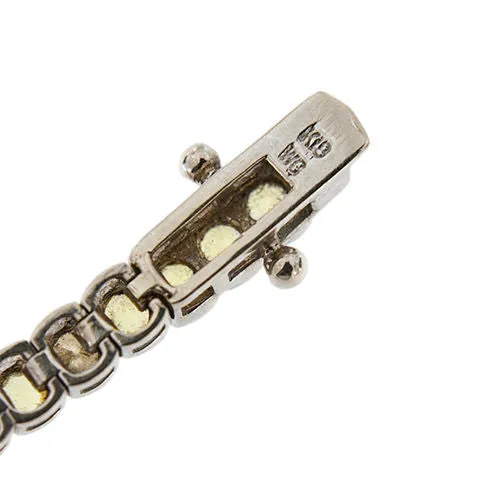 Bracelet tennis en quartz citrine et diamant sold by 58 Facettes product image thumbnail 5