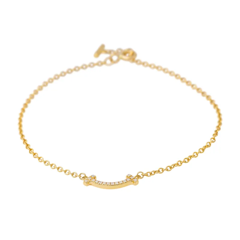 Tiffany & Co Bracelet Smile Or jaune Diamant made by 58 Facettes