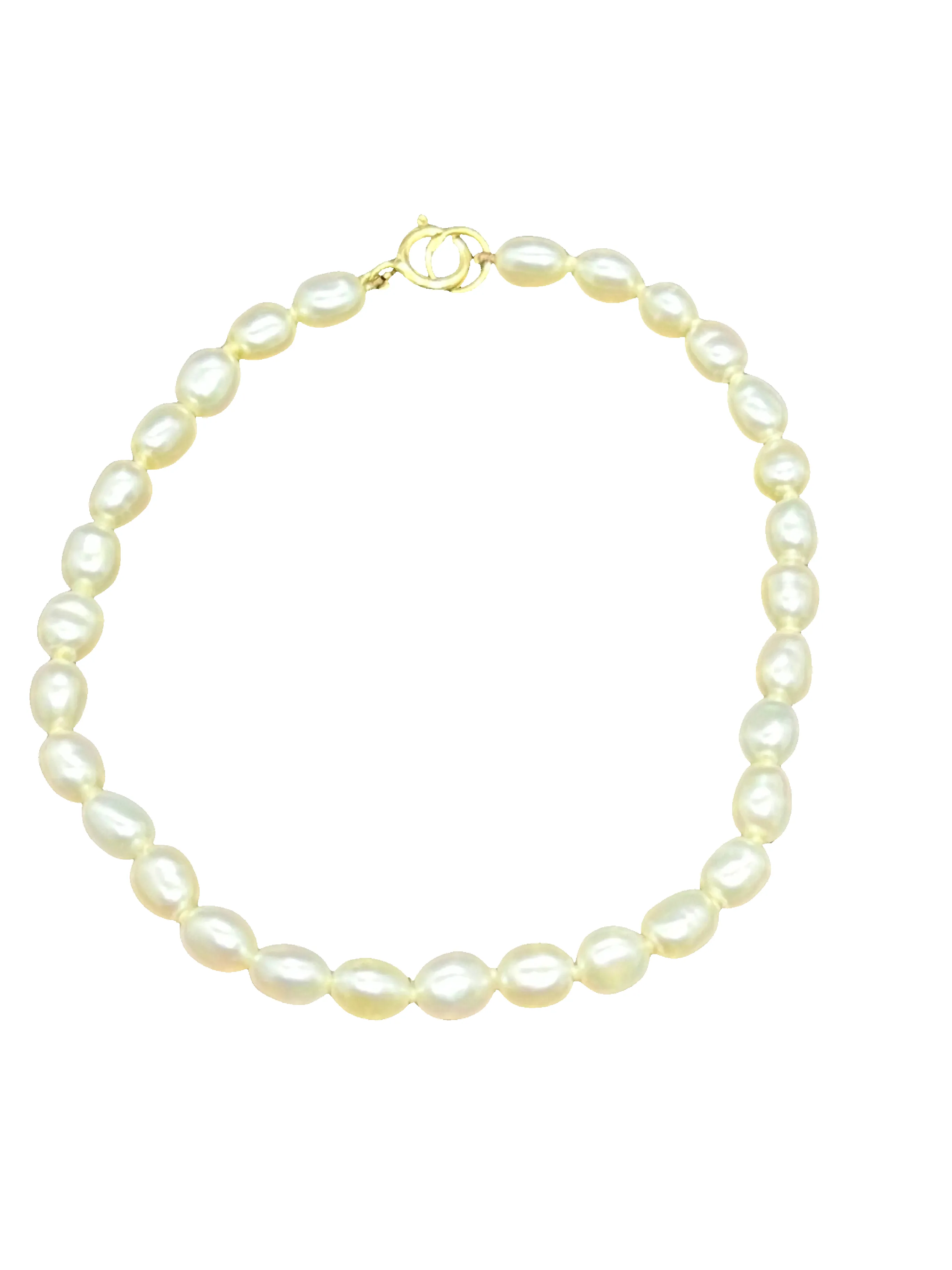 Bracelet Perles de culture fermoir or sold by 58 Facettes