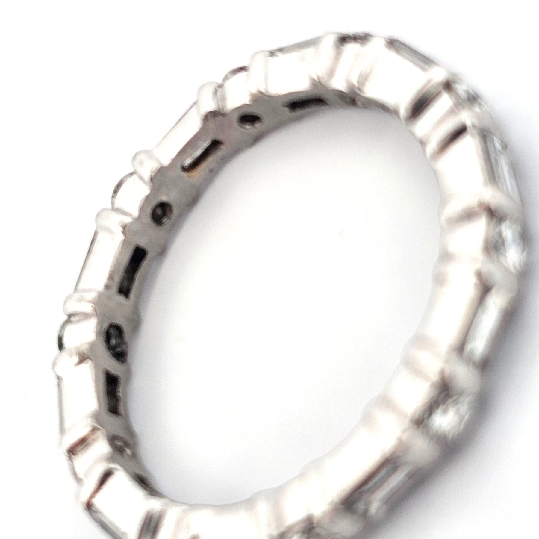 Bague en or blanc avec diamants sold by 58 Facettes product image thumbnail 5