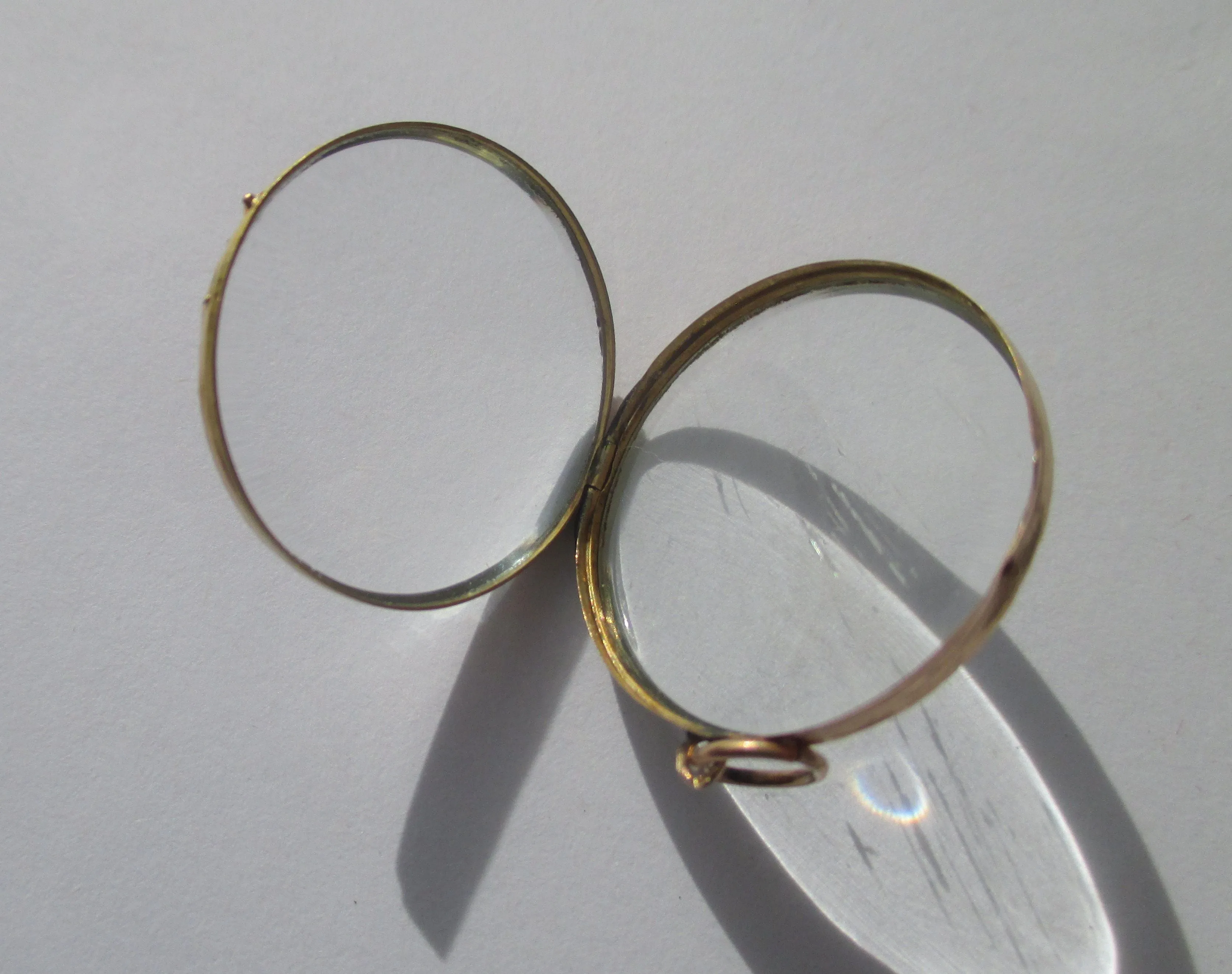 Pendentif médaillon début XIXe cristal or rose sold by 58 Facettes product image thumbnail 4