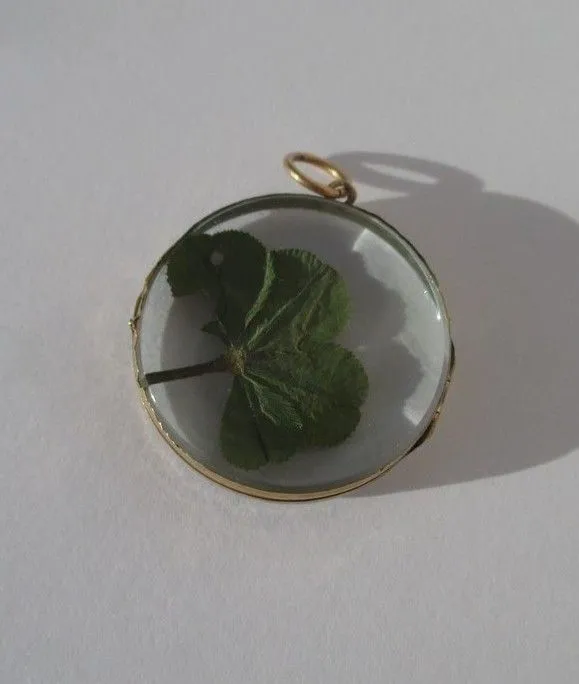 Pendentif médaillon début XIXe cristal or rose sold by 58 Facettes product image thumbnail 2