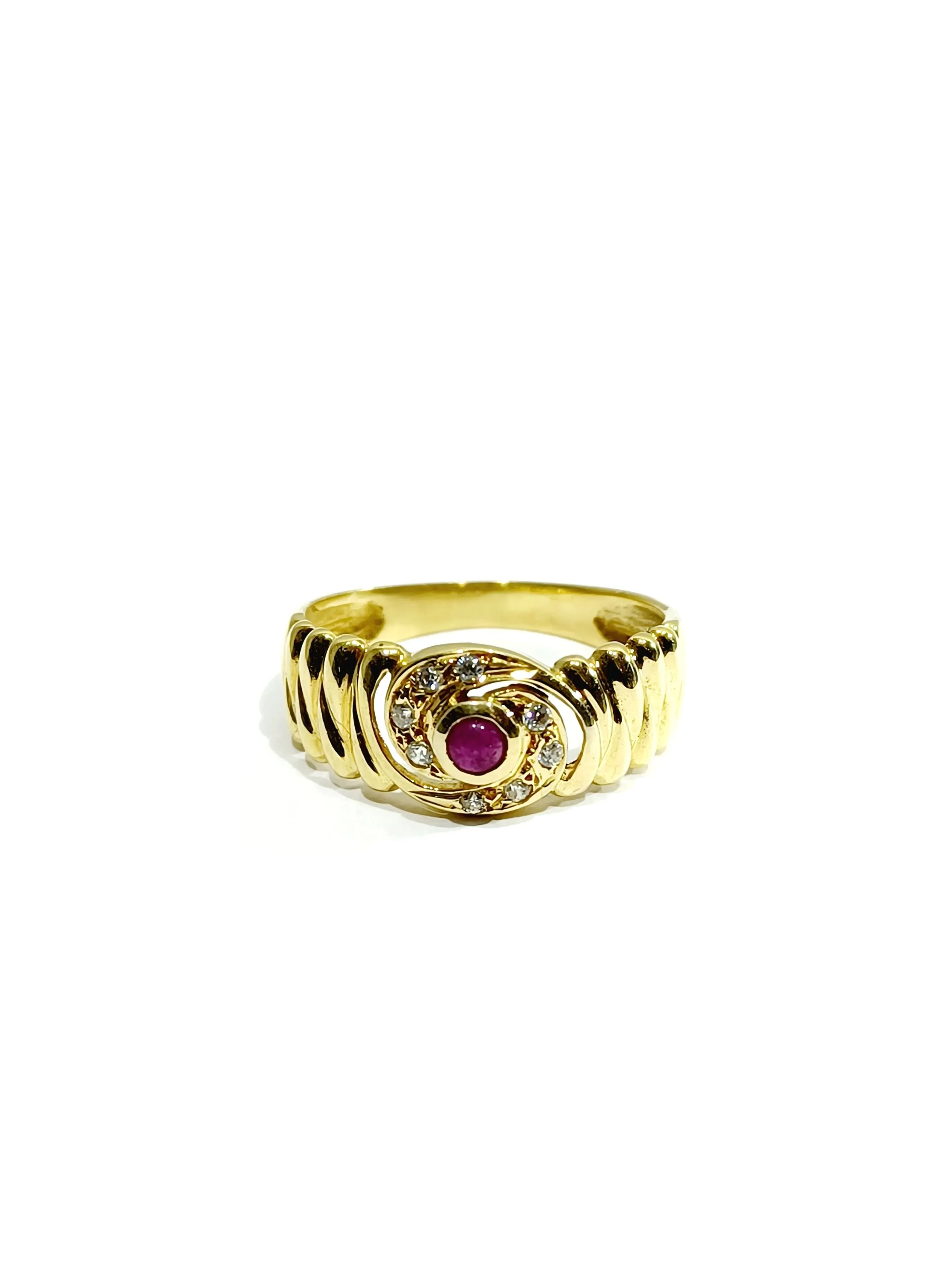 Bague or Rubis et Diamants sold by 58 Facettes product image thumbnail 4