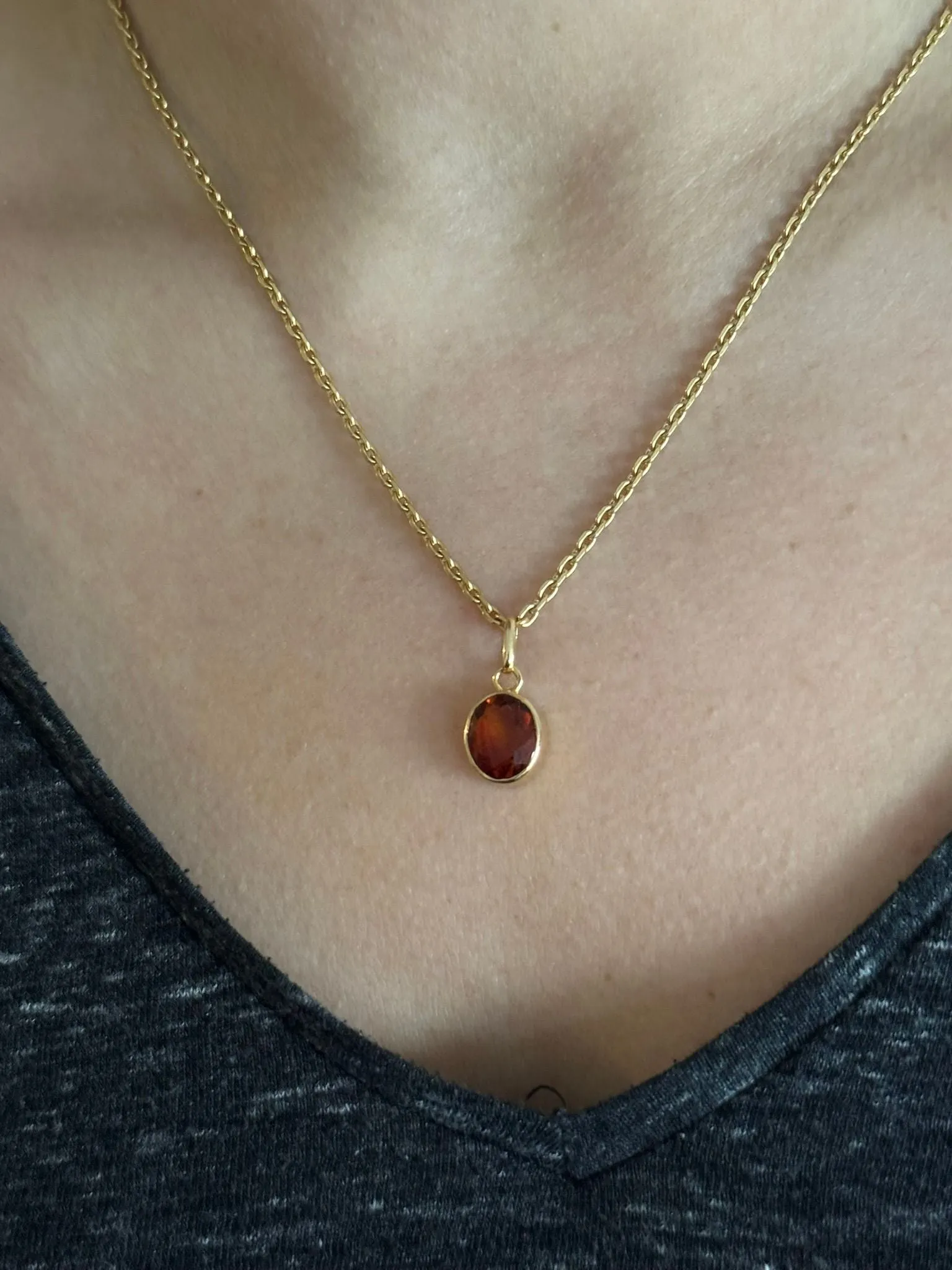 Pendentif en or jaune et citrine sold by 58 Facettes product image thumbnail 2