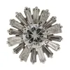 Bague en or blanc avec diamants taille brillant et diamants taille baguette sold by 58 Facettes