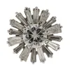 Bague en or blanc avec diamants taille brillant et diamants taille baguette sold by 58 Facettes