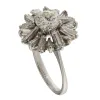 Bague en or blanc avec diamants taille brillant et diamants taille baguette sold by 58 Facettes