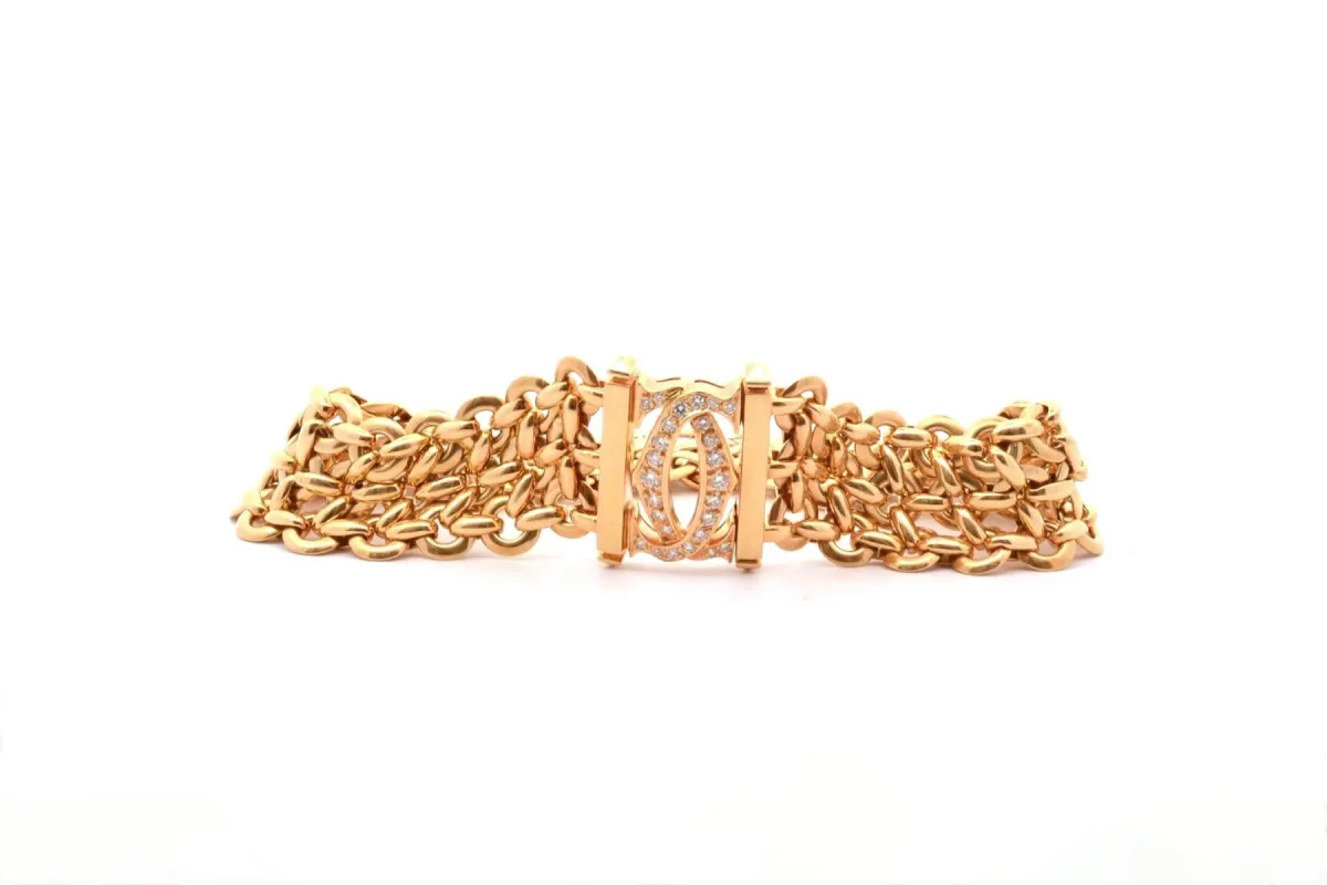 Bracelet Cartier pénélope diamants en or 18k sold by 58 Facettes