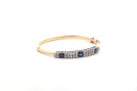 Bracelet vintage saphirs et diamants sold by 58 Facettes