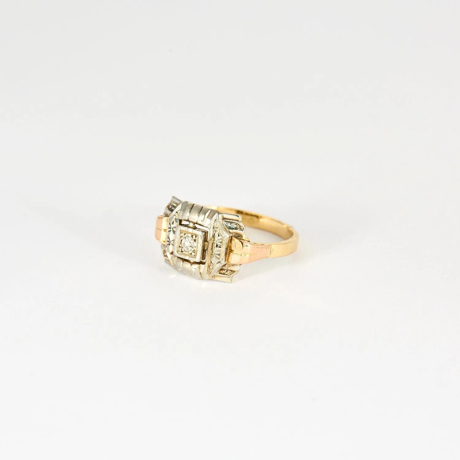 Bague Tank Diamant 2 Ors sold by 58 Facettes product image thumbnail 4