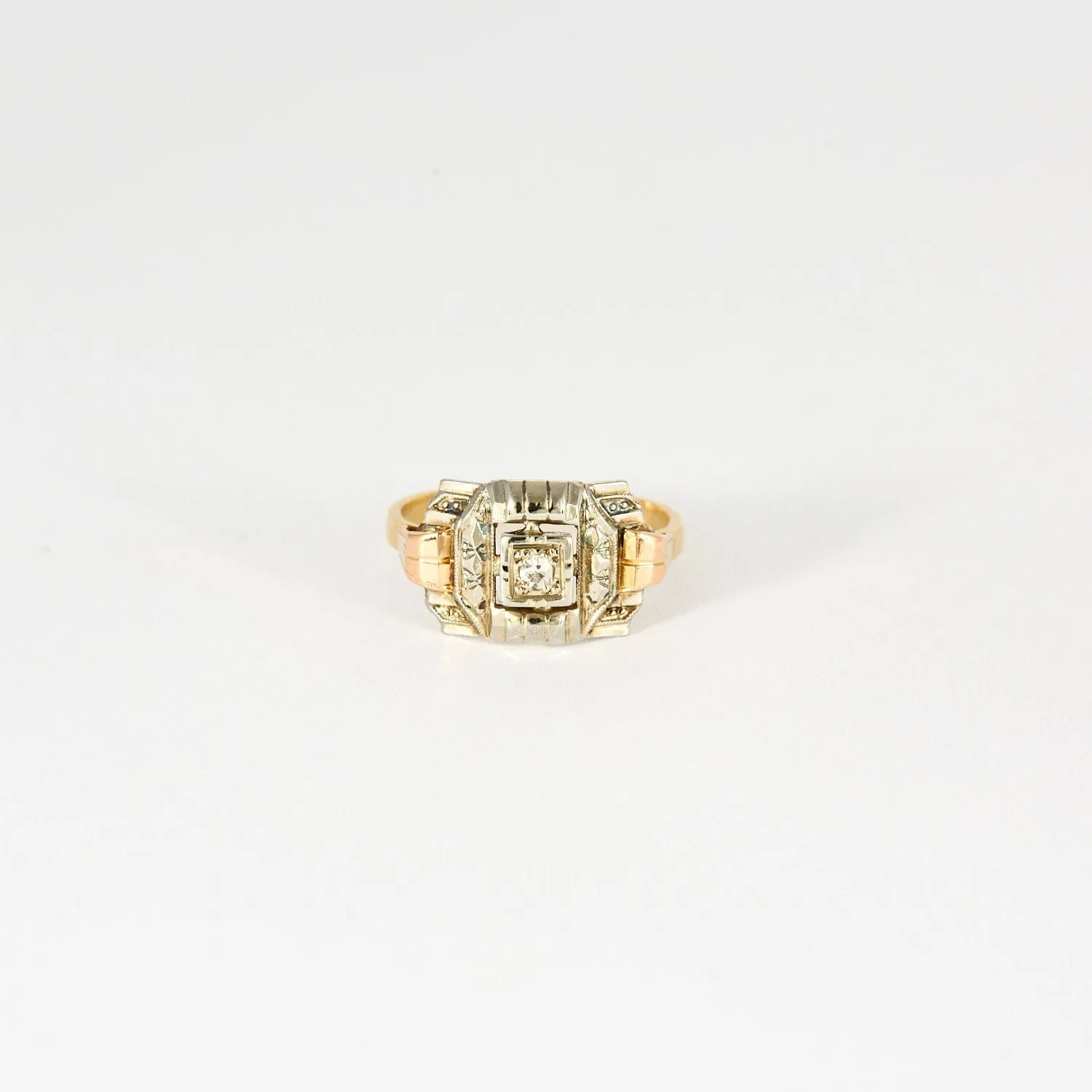 Bague Tank Diamant 2 Ors sold by 58 Facettes product image thumbnail 5