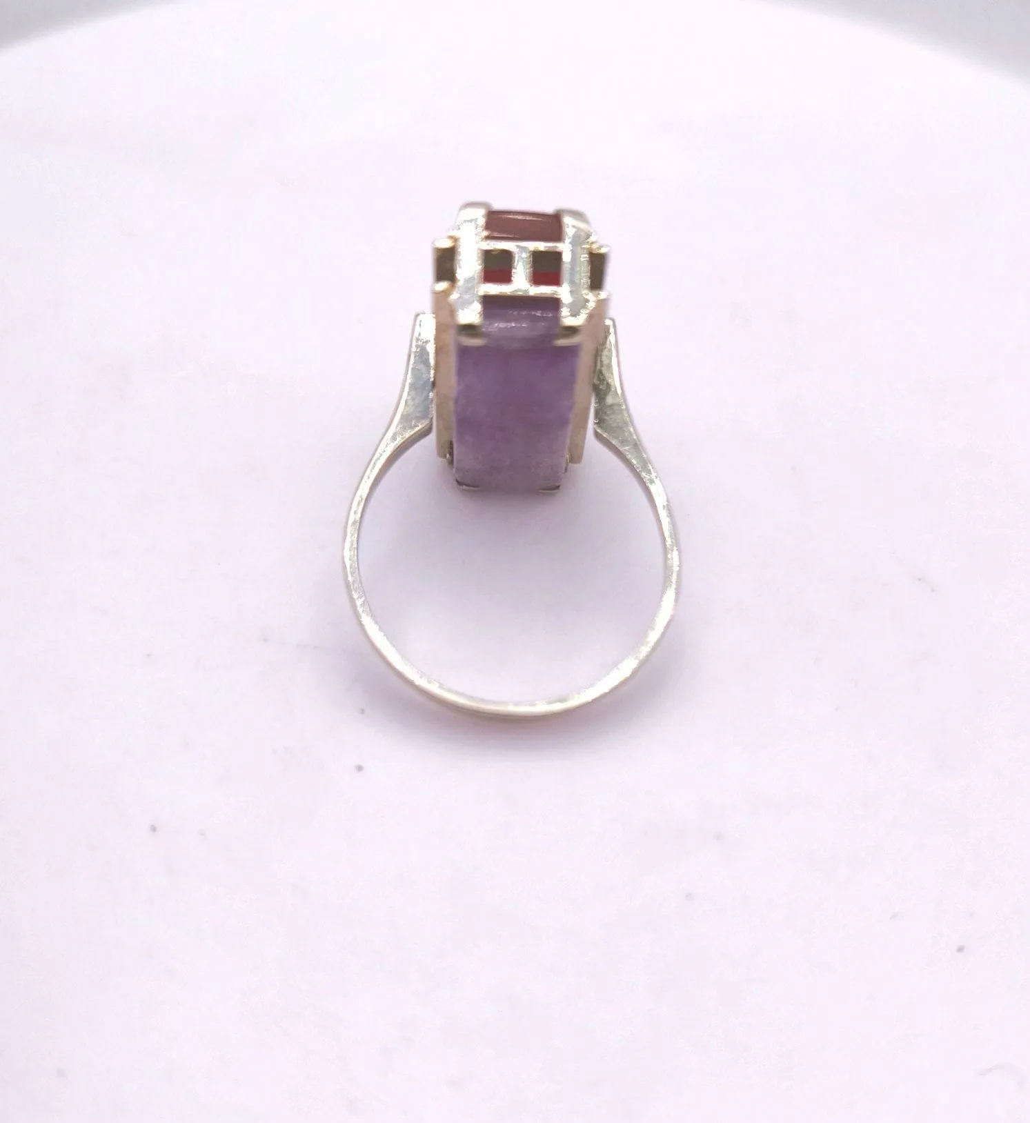 Bague reversible vintage or améthyste agate sold by 58 Facettes product image thumbnail 4