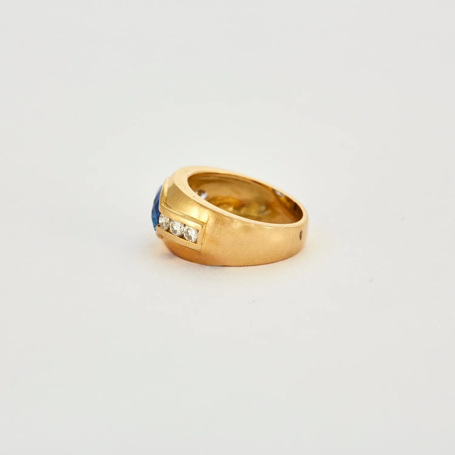 Bague Jonc Saphirs Diamants sold by 58 Facettes product image thumbnail 4