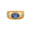 Bague Jonc Saphirs Diamants sold by 58 Facettes