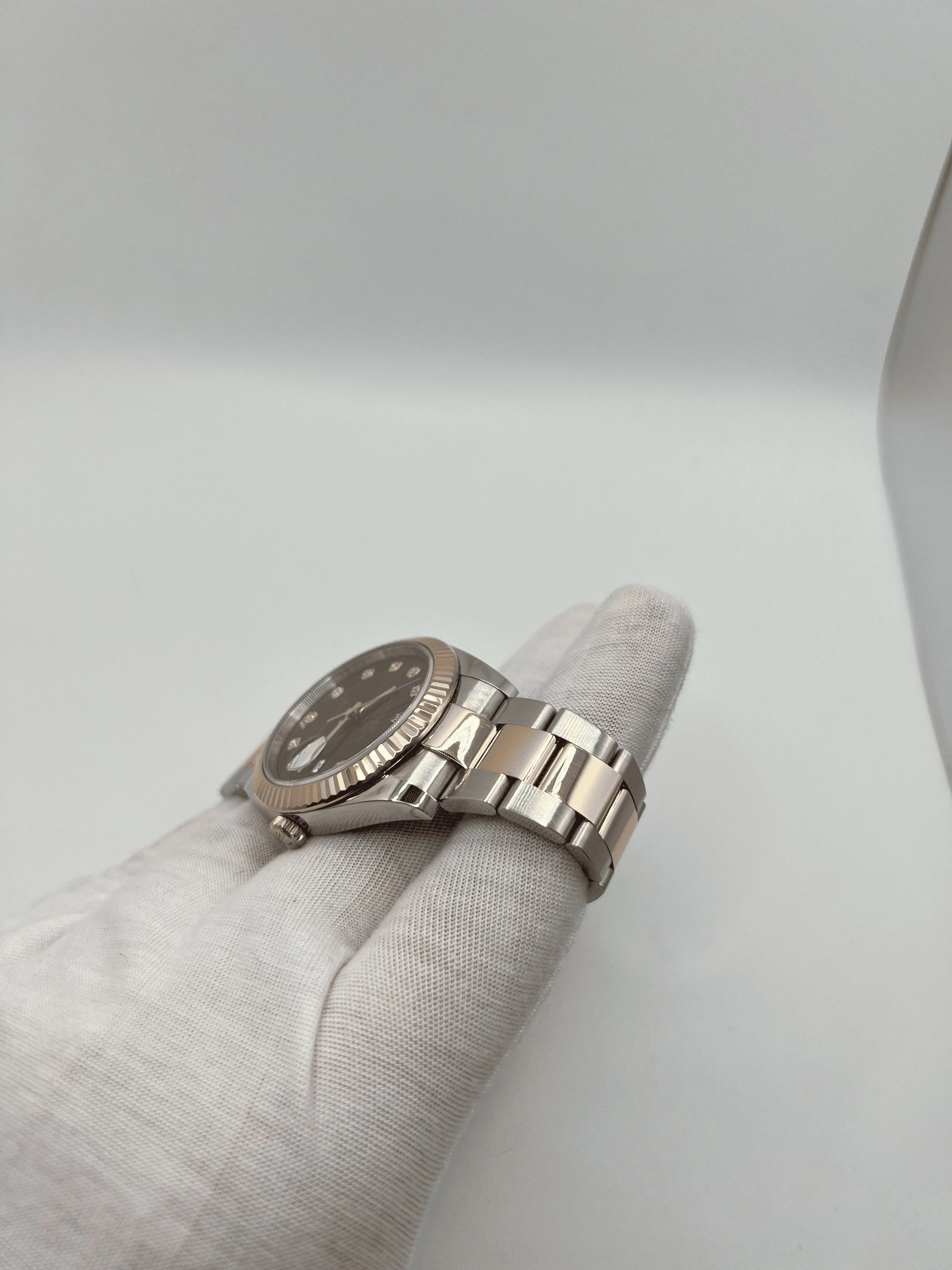 Rolex Datejust 41 or rose Chocolate & Diamonds sold by 58 Facettes product image thumbnail 4
