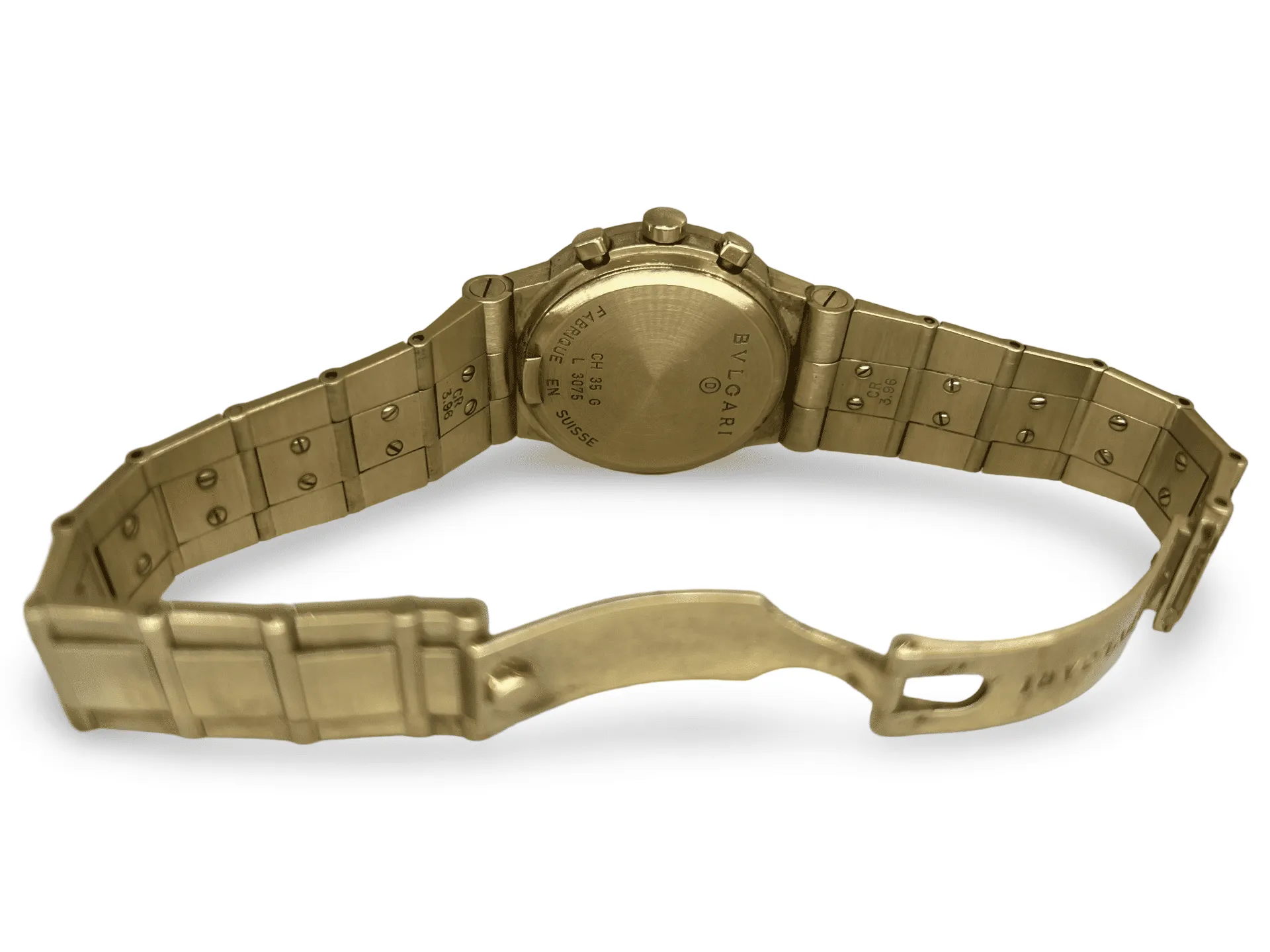 BULGARI - Diagono Chronograph or jaune sold by 58 Facettes product image thumbnail 5