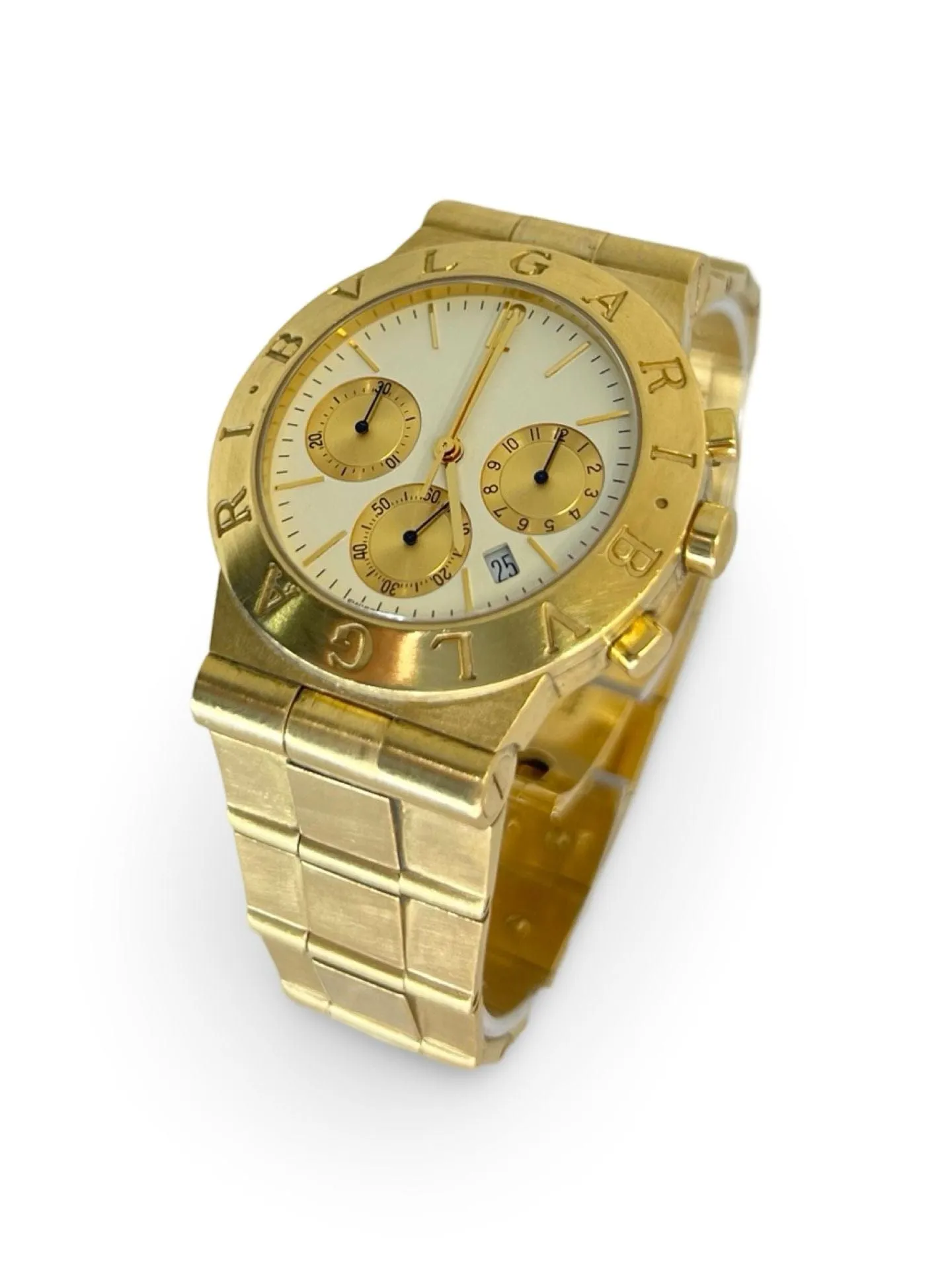 BULGARI - Diagono Chronograph or jaune sold by 58 Facettes product image thumbnail 2
