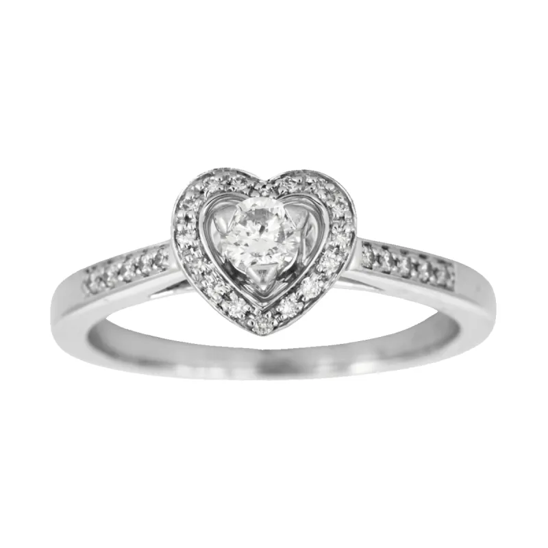 Mauboussin Bague Solitaire Sex Love Touch N°2,  or gris et diamants sold by 58 Facettes