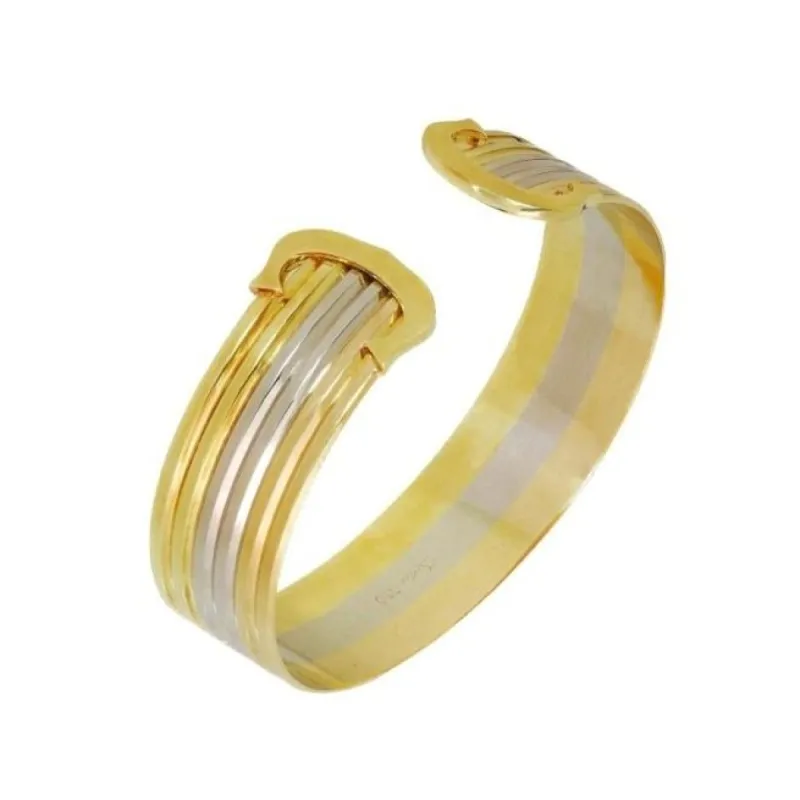 CARTIER - Bracelet trois ors sold by 58 Facettes