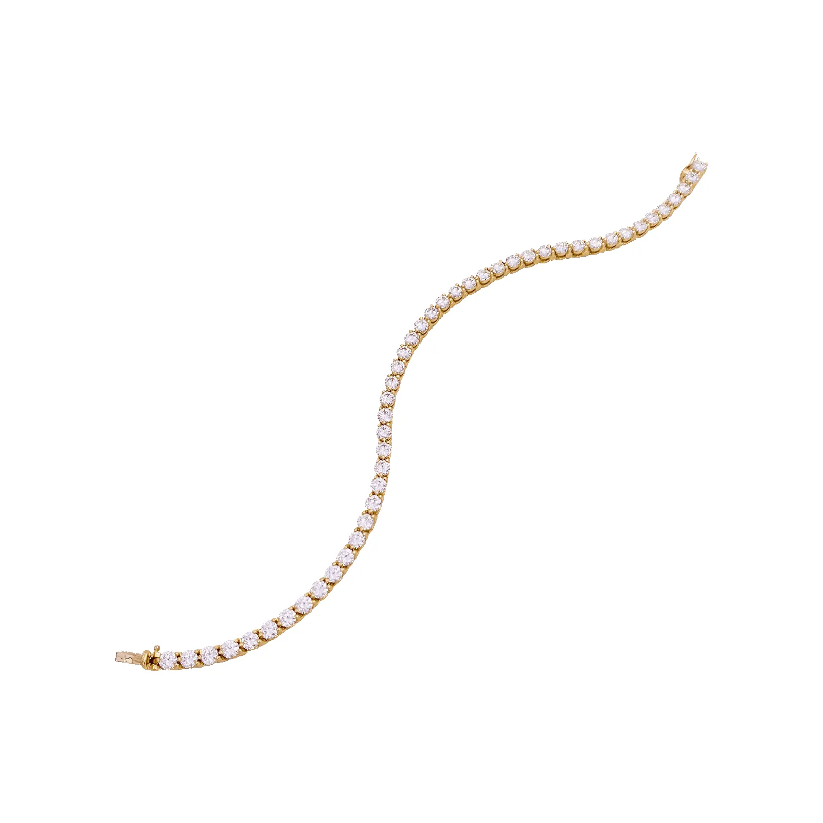 Ligne tennis Cartier or jaune, diamants. sold by 58 Facettes product image thumbnail 2