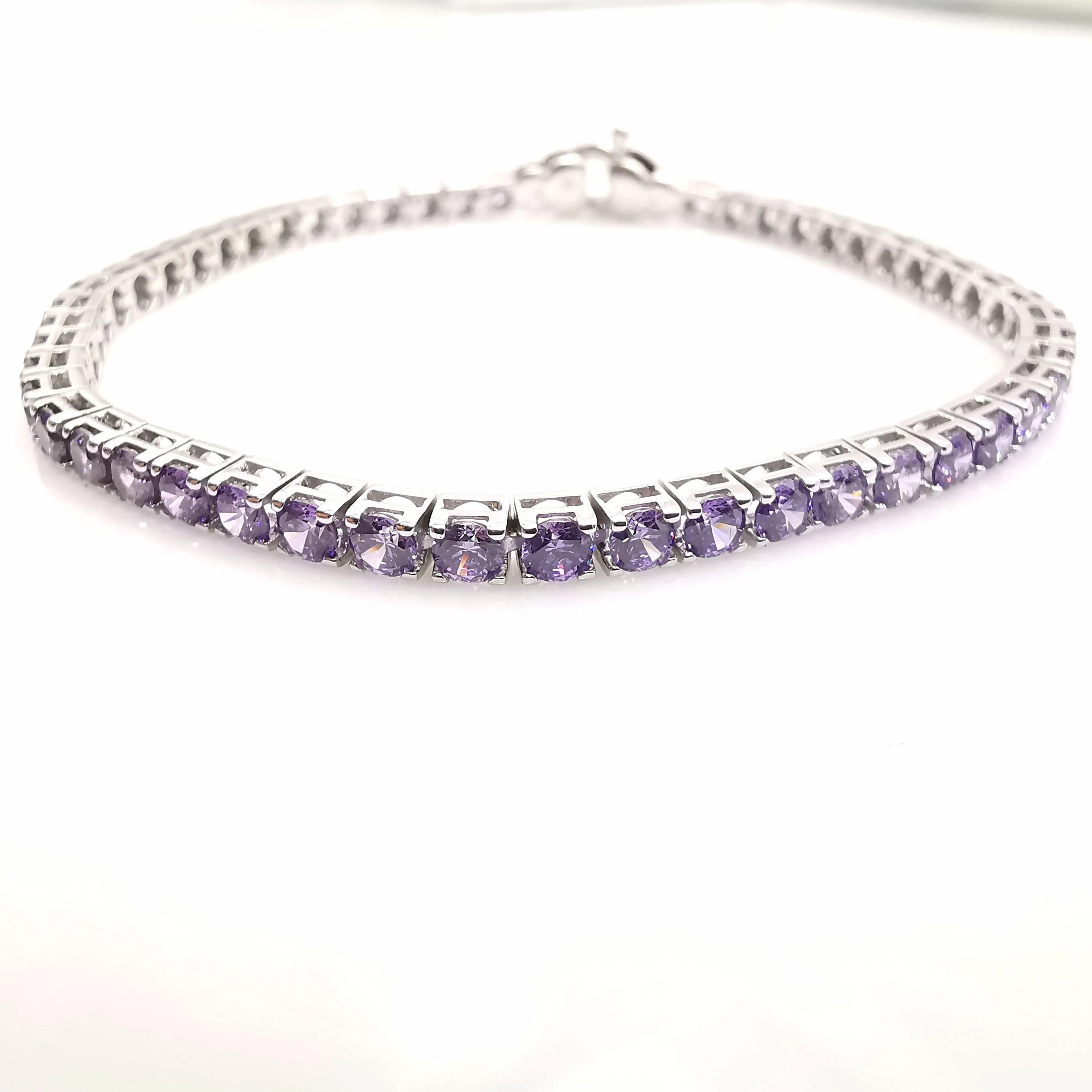 Bracelet or blanc améthyste sold by 58 Facettes product image thumbnail 2