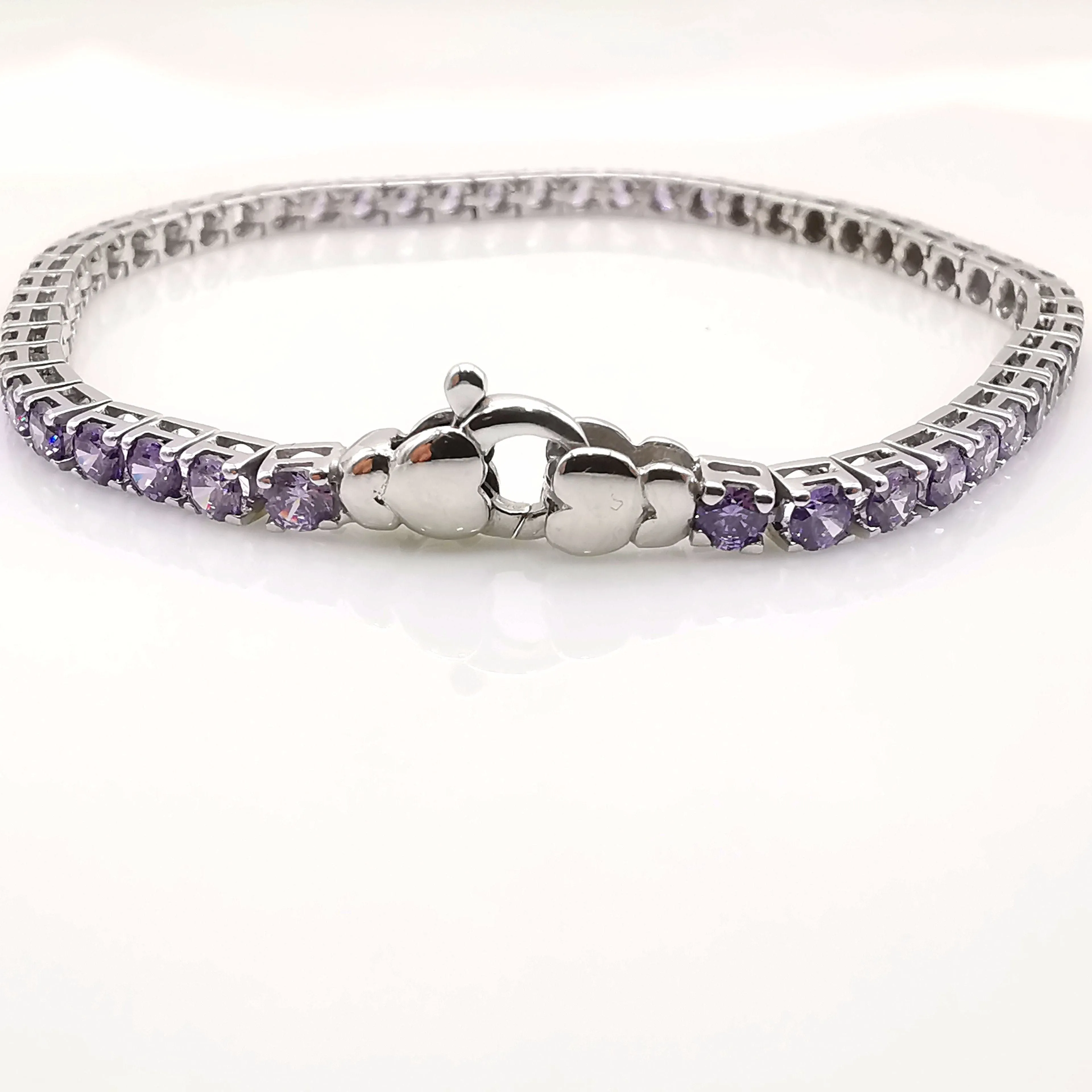 Bracelet or blanc améthyste sold by 58 Facettes product image thumbnail 3