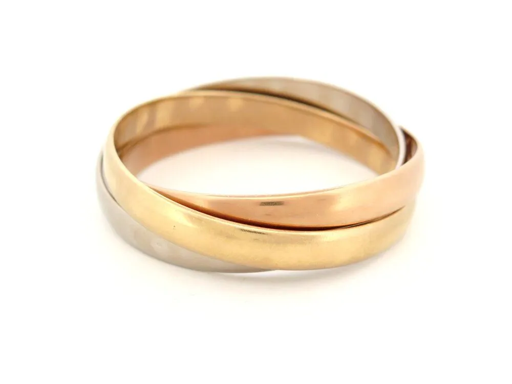 CARTIER - Bracelet Trinity Trois Ors Extra Large sold by 58 Facettes product image thumbnail 2