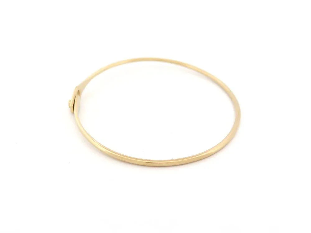 bracelet DINH VAN serrure jonc 334106 16.5 en or jaune 18k diamant sold by 58 Facettes product image thumbnail 2