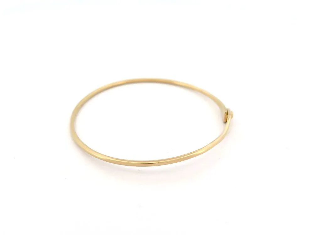 bracelet DINH VAN serrure jonc 334106 16.5 en or jaune 18k diamant sold by 58 Facettes product image thumbnail 3
