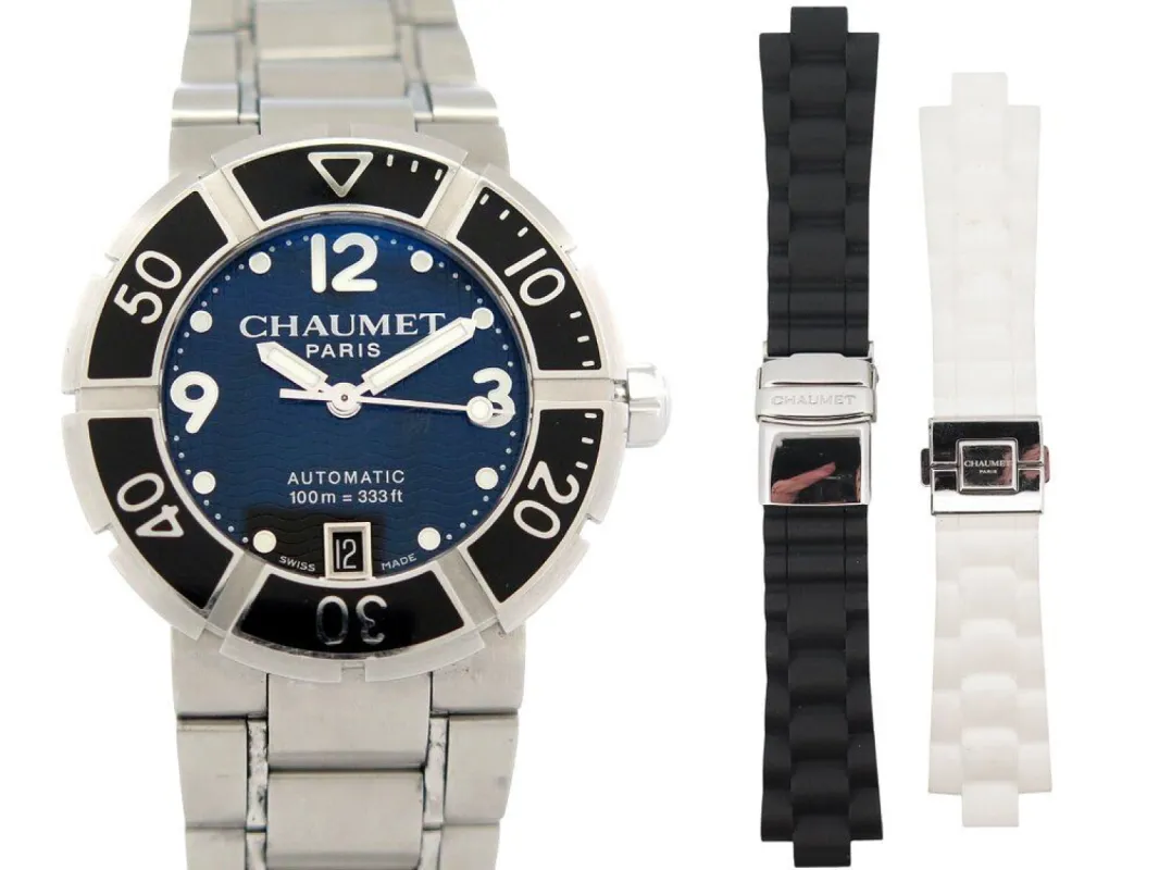 montre CHAUMET class one 628 38 mm automatique acier 3 bracelets sold by 58 Facettes