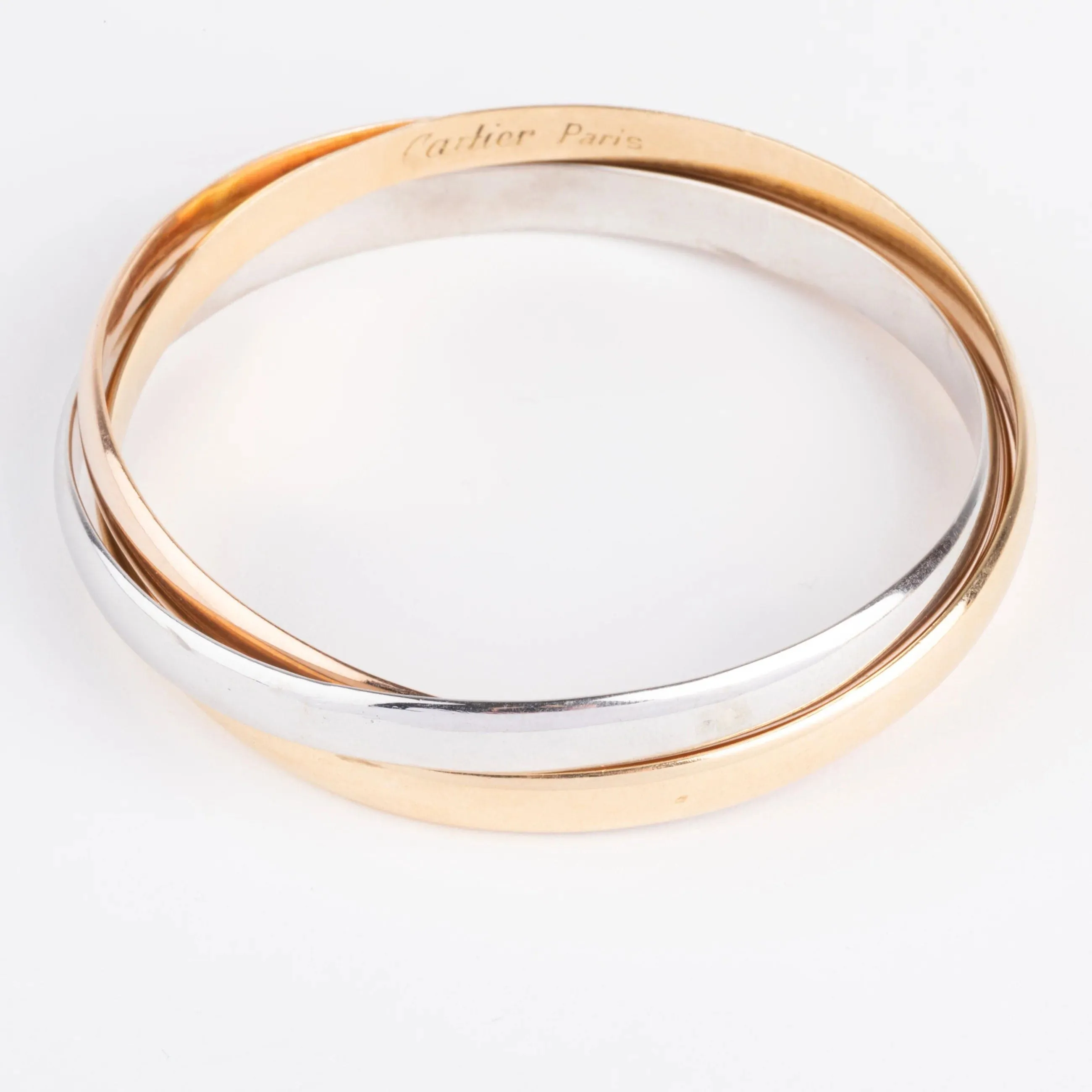 Cartier - Bracelet Trinity en or rose, blanc et jaune sold by 58 Facettes product image thumbnail 5
