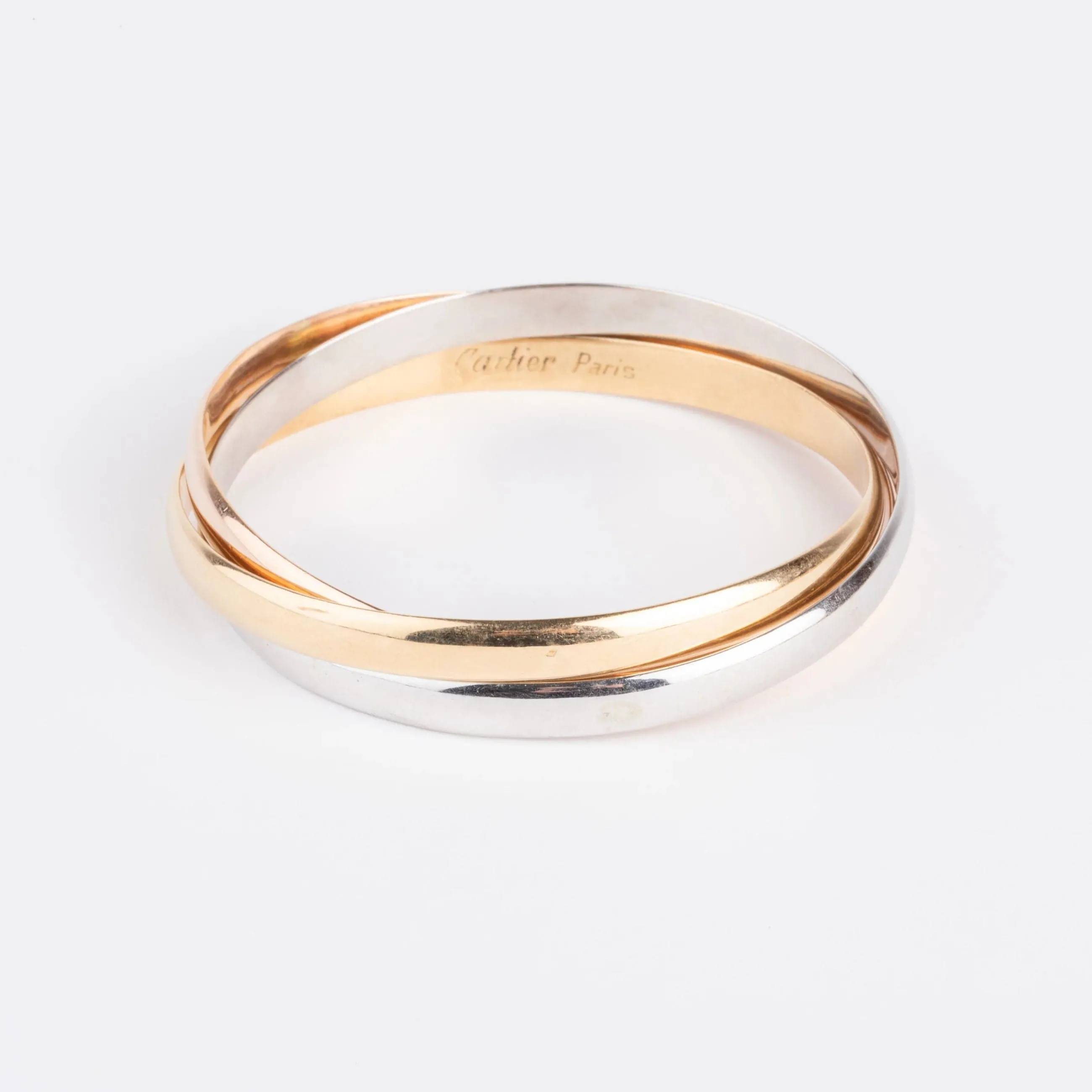 Cartier - Bracelet Trinity en or rose, blanc et jaune sold by 58 Facettes product image thumbnail 4