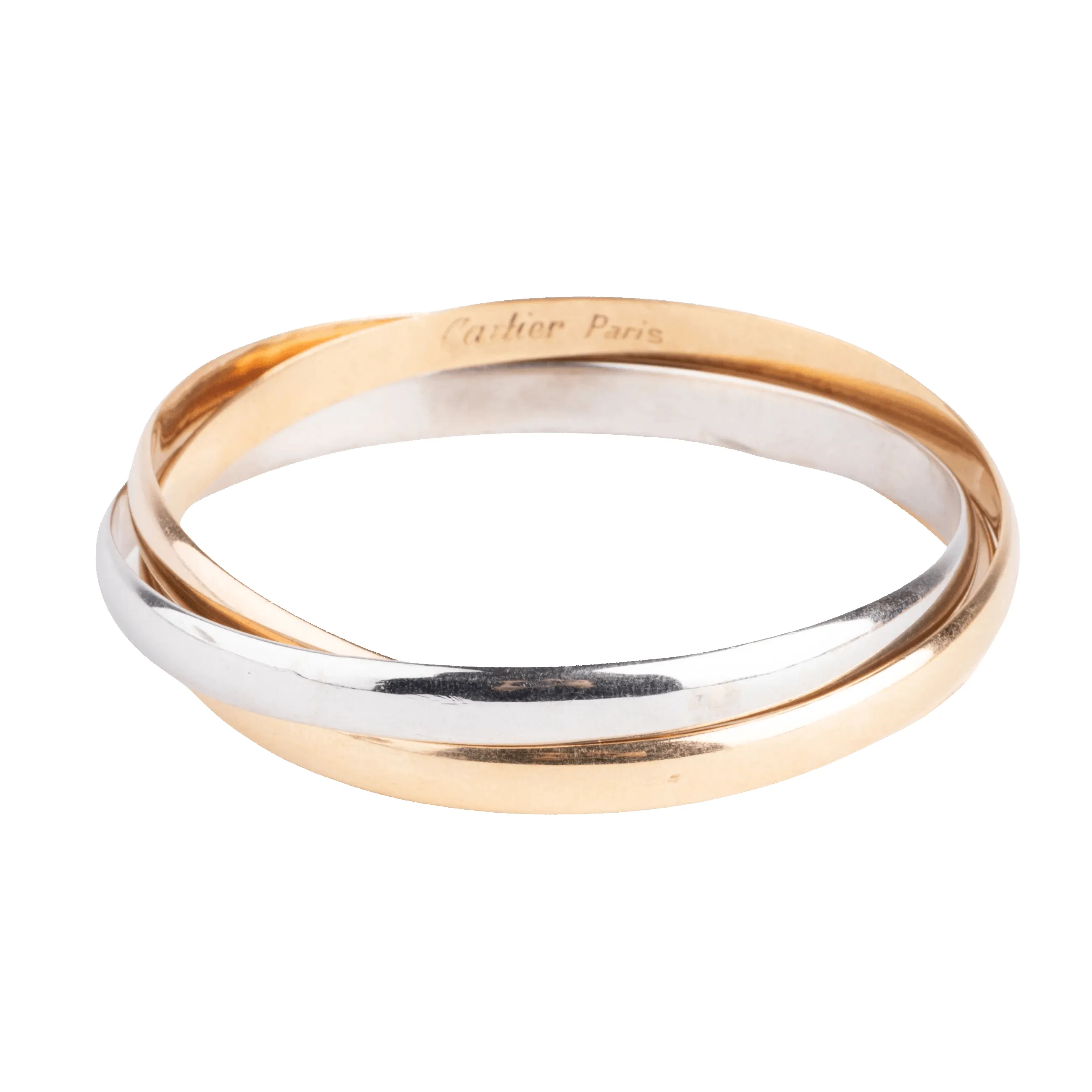 Cartier - Bracelet Trinity en or rose, blanc et jaune sold by 58 Facettes