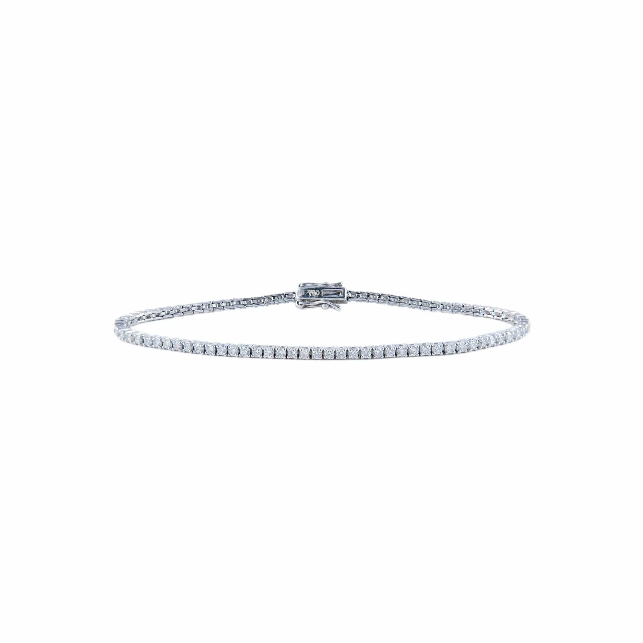 Bracelet rivière diamants 1.38ct sold by 58 Facettes
