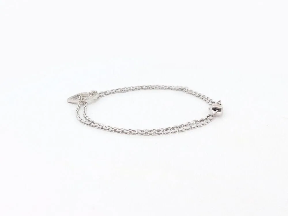 bracelet DINH VAN impression 15 or blanc 18k diamants 0.2 ct en sold by 58 Facettes product image thumbnail 5