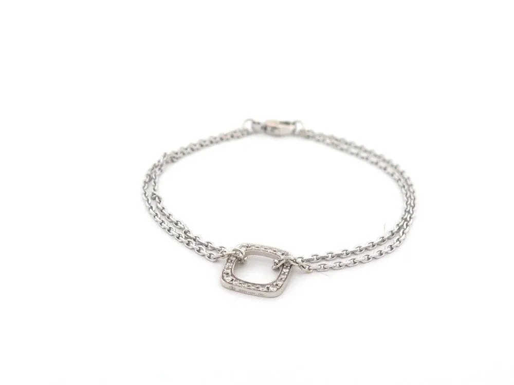 bracelet DINH VAN impression 15 or blanc 18k diamants 0.2 ct en sold by 58 Facettes product image thumbnail 2