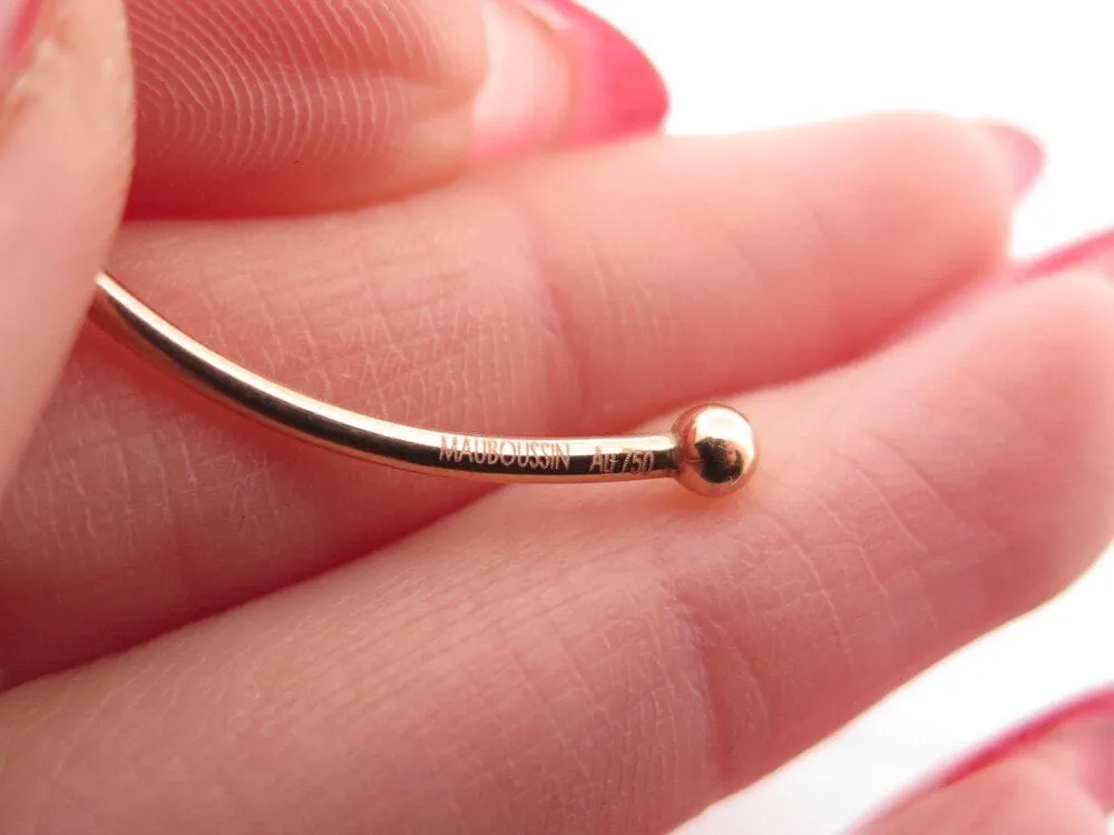 bracelet MAUBOUSSIN capsule d'emotion br0316ygpsdi or 18k diamants & rubis sold by 58 Facettes product image thumbnail 5