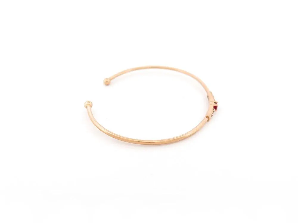 bracelet MAUBOUSSIN capsule d'emotion br0316ygpsdi or 18k diamants & rubis sold by 58 Facettes product image thumbnail 3