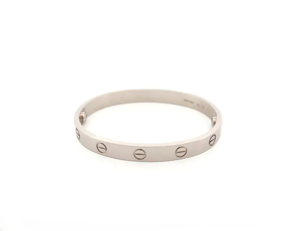 CARTIER - Bracelet Love Or Blanc sold by 58 Facettes product image thumbnail 3